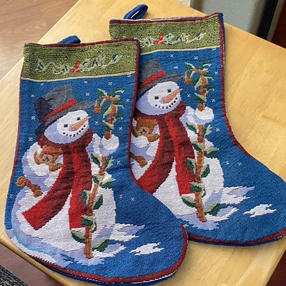 Festive Christmas Stockings Set - Picture 3 of 8